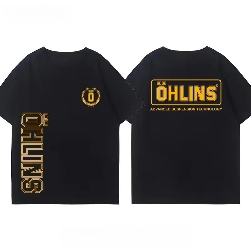 Streetwear Brand Tees - T-shirt com estampa da marca Ohlins,